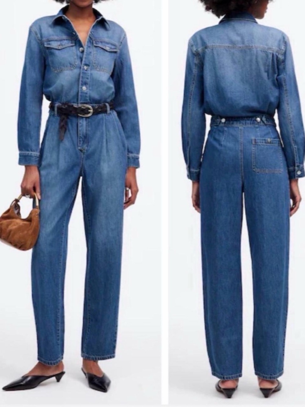Madewell Jean jumpsuit sz 12